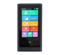 Gedourain Traductor de Voz Inteligente 138 Idiomas Cancelación Clara de Ruido Dispositivo de Traducción Bidireccional en Tiempo Real para Viajes, Compras, Entretenimiento Aleación de Aluminio Gris