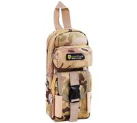 GedoX Estuche grande impermeable para lápices, bolsa para bolígrafos, bolsa de papelería creativa, organizador portátil, múltiples bolsillos, vertical, para estudiantes, niños, escuela, camuflaje del