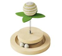 GEDOX Moving Cat Toy - Cat Scratching Ball Cat String Toy | Interactive Cat Toy Sisal Ball | Interactive Cat Toys | Cat Springs Toys - Cat Toy Wand For Attracting Cat'S Attention, Indoor