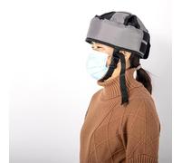 GEDRACKPMYN Casco de Seguridad con protección para la Cabeza, Casco Blanco para prevenir Las convulsiones por Epilepsia y Lesiones en la Cabeza, Gorro Protector Suave y Grueso Ajustable
