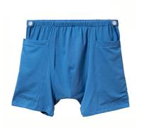 GEDRACKPMYN Pantalones Cortos para el Cuidado de la incontinencia, Ropa Interior para catéter de fístula, Ropa Interior con Bolsa de Drenaje de orina, Pantalones para nefrostomía,M,Blue