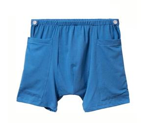 GEDRACKPMYN Pantalones Cortos para el Cuidado de la incontinencia, Ropa Interior para catéter de fístula, Ropa Interior con Bolsa de Drenaje de orina, Pantalones para nefrostomía,M,Blue