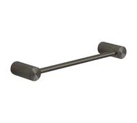 Gedy Ande Toallero baño, Toallero Pared Longitud 30 cm, Porta Toallas de baño de Pared, Acero Inoxidable AISI 304, Acabado Gun Metal, Fijación con Tornillos