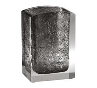 Gedy Antares Porta Cepillo de Dientes, Resina, Gris-Transparente, 8 x 6,2 x 11,7