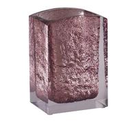 Gedy Antares Porta Cepillo de Dientes, Resina, Marrón-Transparente, 8 x 6,2 x 11,7