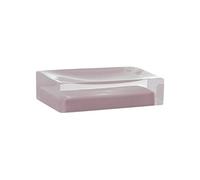 GEDY | Auckland Jabón de Resina Color Rosa, Dimensiones 3 x 11 x 7 cm y Peso 0,15 kg