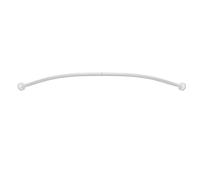 Gedy Barra de ducha semicircular de aluminio anodizado | Dimensiones: 6,2 x 87,1 x 87,1 cm. Peso: 0,335 kg