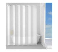 Gedy | Basic Cortina de Ducha de Peva, Acabado Blanco, Dimensiones 200 x 180 x 0,1 cm y Peso 0,365 kg