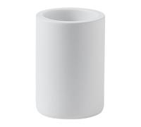 Gedy Brenda Porta Cepillo de Dientes, Resina, Blanco Mate, 7 x 7 x 10