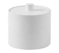 Gedy BRENDA Tarro de baño, Resina, Blanco Mate, 10 x 10 x 9,5