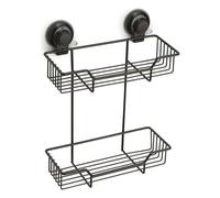 Gedy Caja De Almacenamiento Para Ducha HOT 2 Estantes Negro Mate