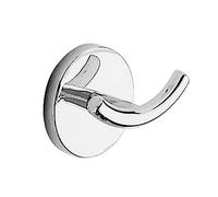 Gedy Cromada, Cebu, perchero doble, acabado, medidas 6 x 7,5 x 5 cm y peso 0,128 kg, toallero de acero inoxidable y cromall, 10 años de garantía, diseño I+D inoxidable, única