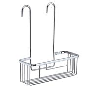 Gedy Cesta ducha para colgar, estante ducha, Acero inoxidable, Cromo, 30 x 12 x 37