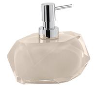 Gedy Chanelle Dispensador de jabón, Resina, Beige, 12 x 7 x 12,6