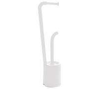 Gedy Columna para rollos y escobilla Wendy Blanco/Blanco (70320200300)