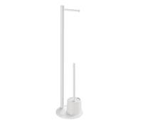 Gedy - Columna Portarrollo+Escobillero G-Mammolo Blanco (MM320200000)