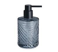 Gedy Corinne Dispensador de jabón, Cristal, Azul, 8 x 8,9 x 15,6, Capacidad de 300 ml