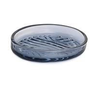Gedy Corinne Jabonera, Cristal, Azul, 13 x 9,3 x 2,4