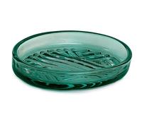 Gedy Corinne Jabonera, Cristal, Verde, 13 x 9,3 x 2,4