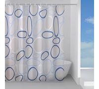Gedy | Cuencos para Cortina de Ducha de Peva, Acabado Azul, Dimensiones 200 x 120 x 0,1 cm y Peso 0,245 kg