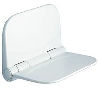 Gedy DI82, Asiento Móvil para Ducha, Blanco, 37.5 x 29.5 x 7 cm