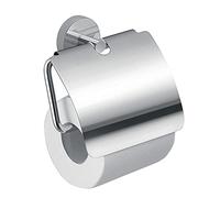 Gedy Eros Portarrollos con Tapa Acero INOX Cromo