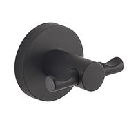 Gedy Percha doble Felce Plus negro mate