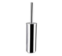 Gedy Fuji Escobillero baño, Escobilla baño, Cromo, Acero INOX AISI 304, 8,3 x 8,3 x 37