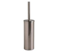 Gedy Fuji Escobillero Baño Suelo ø8,3x37cm Acero INOX AISI 304 Cromall Cerdas Nylon Acabado Cepillado, Escobilla WC Moderna