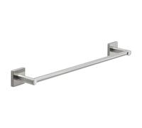 Gedy Fuji Toallero baño, Toallero Pared, Toallero Adhesivo, Toallero sin Taladro, 49,1 x 6,9 x 4,7, Cepillado, Acero INOX AISI 304