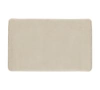 Gedy Fuzzy Alfombra de baño, Antideslizante, Poliéster, 60 x 40, Beige, Lavable a máquina 30º, Extrasuave
