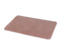 Gedy Fuzzy Alfombra de baño, Antideslizante, Poliéster, 60 x 40, Rosa, Lavable a máquina 30º, Extrasuave