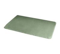 Gedy Fuzzy Alfombra de baño, Antideslizante, Poliéster, 60 x 40, Verde, Lavable a máquina 30º, Extrasuave