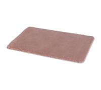 Gedy Fuzzy Alfombra de baño, Antideslizante, Poliéster, 80 x 50, Rosa, Lavable a máquina 30º, Extrasuave