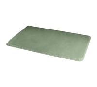 Gedy Fuzzy Alfombra de baño, Antideslizante, Poliéster, 80 x 50, Verde, Lavable a máquina 30º, Extrasuave