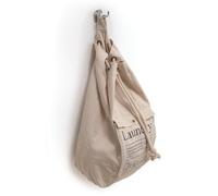 GEDY G-Baggy - Bolsa para la colada tipo mochila, medidas y peso: 60 x 34 x 15 cm y 0,48 kg, para ropa de tela, acabado champán y crema, diseño R&S, única