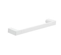 Gedy G-Kuala Lumpur - Toallero de 35 cm, Color Blanco, componentes Fabricados en Cromall, latón y Cristal, Medidas 2,5 x 35 x 6,6 cm y Peso 0,506 kg, diseño R&S