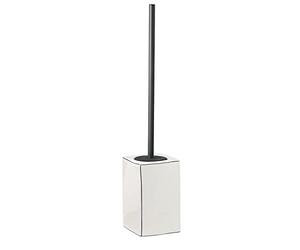 Gedy G-Lucrezia - Escobilla de baño Blanca, escobilla de Inodoro, Fabricado en cerámica, Medidas 46 x 10 x 10 cm y Peso 0,698 kg, diseño de R&S, 2 años de garantía, única