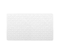 Gedy G-Maim - Alfombrilla Antideslizante con ventosas, Medidas: 60 x 38 cm, Alfombrilla de baño de Resina, Acabado Transparente, diseño R&S, 100% Fabricada en Italia, Alfombra Lavable en Lavadora,