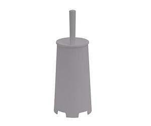 GEDY G-Oscar - Escobilla de baño de Apoyo, Color Gris, 35 x 13 x 13 cm, Peso 0,396 kg, escobilla de baño con cerdas Fabricada con resinas termoplásticas, diseño R&S Gedy