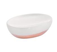 Gedy G-Rita, Medidas y Peso: 3,5 x 13 x 9,5 cm y 0,234 kg, jabonera sólida de cerámica, Acabado Blanco, diseño R&S, 2 años de garantía, Talla única