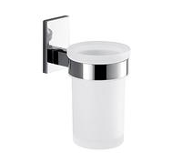 Gedy G-Singapore - Soporte para cepillos de Dientes, Color Cromado, componentes Fabricados en Acero Inoxidable y Cromado, garantía de 10 años, Medidas 12,4 x 6,8 x 9,7 cm y Peso 0,345 kg, Cromado,