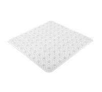 Gedy G-Solid - Alfombrilla de Ducha Antideslizante con ventosas, tamaño: 53 x 53 cm, Alfombra de baño de Resina, Acabado Transparente, diseño R&S, Fabricado en Italia, Alfombra Lavable a máquina, 2
