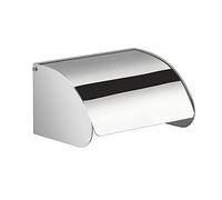 GEDY G-Tokio - Papel higiénico Cubierto, Acabado Cromado, Medidas 6,7 x 12,3 x 8,8 cm y Peso 0,292 kg, portarrollos de Acero Inoxidable 304, garantía 15 años, diseño I+D Inoxidable, único