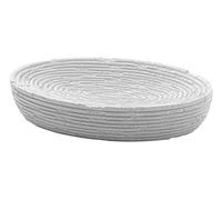 Gedy GEMINI Jabonera, Resina, Blanco, 14 x 9,6 x 2,8