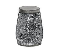 Gedy Gris, G-Myosotis, Baño, Soporte para Cepillo de Dientes de cerámica y Vidrio, 2 años de garantía, diseño I+D, Medidas 11,3 x 8,5 x 8,5 cm, único