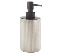 Gedy Gris, G-Naomi, dispensador, dispensador de jabón de baño, Fabricado en cerámica, garantía de 2 años, Medidas 18, 5 x 7,5 cm y Peso 0,346 kg, diseño de R&S, único