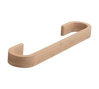 Gedy Himalaya Toallero Barra 30cm Baño Pared Bambú Natural Rústico | L30xP6,9xH2,5cm | Bambú natural | Diseño orgánico rústico | Tornillos incluidos | Natural