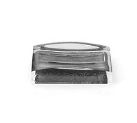 Gedy JABONERA Antares, Resina, Gris, 7.5 X 11.2 X 2.7