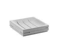 Gedy - Jabonera Quadrotto Blanco Bolsa (QU110200300)